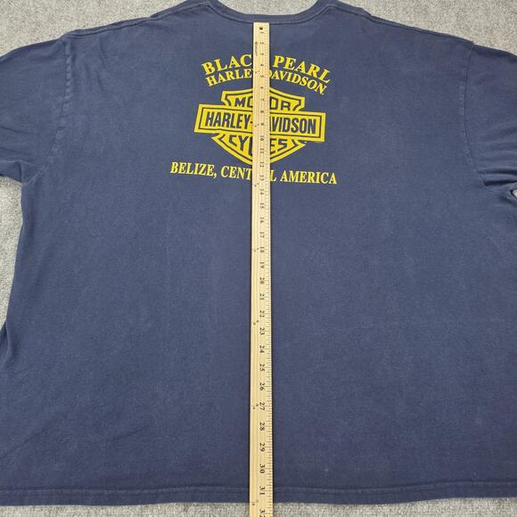 Harley-Davidson Shirt Mens 2XL Navy Eagle Graphic Classic Heritage Belize HD - Picture 6 of 13